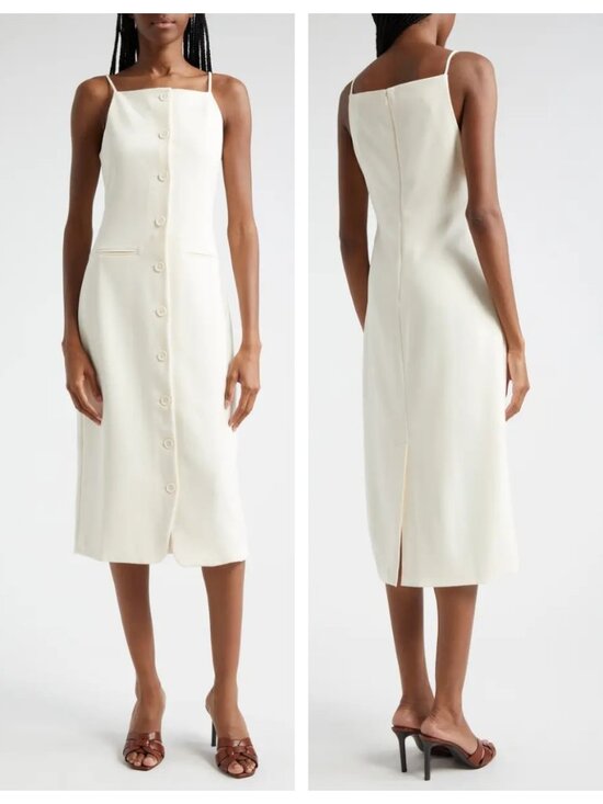 STAUD Dresses & Skirts - STAUD Una Tailored Midi Dress